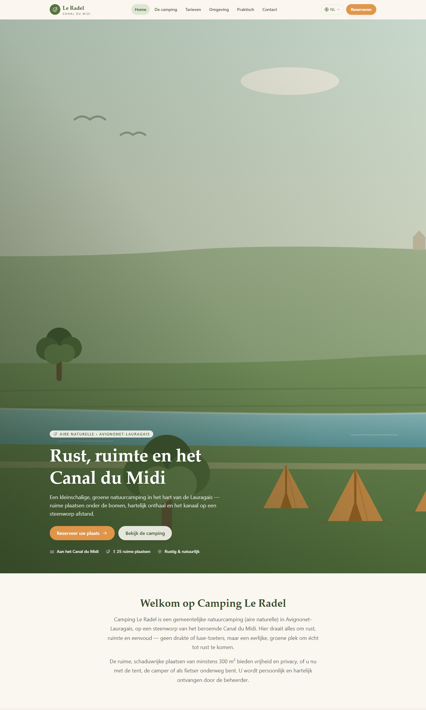 Le Radel website preview